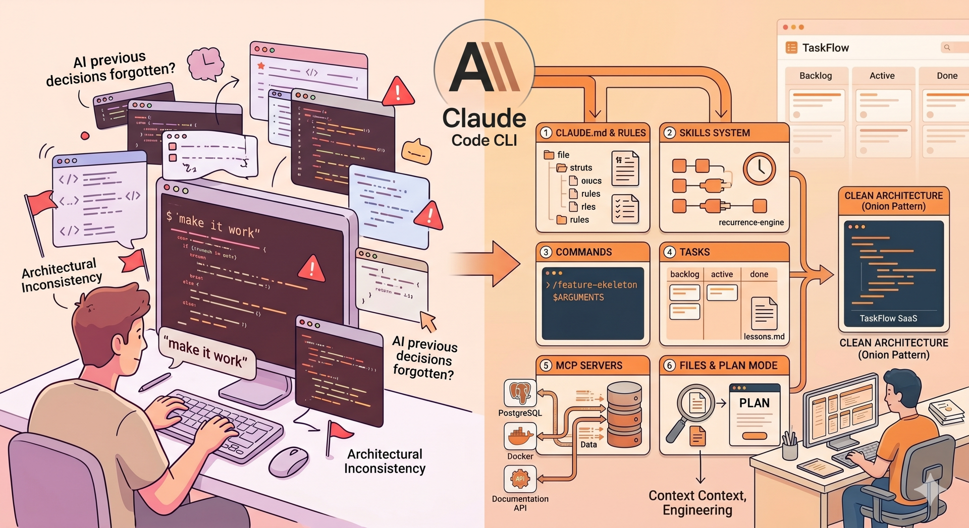 Vibe Coding"den "Context Engineering"e: Claude Code CLI'da Üretkenliğimi Katlayan 6 Teknik